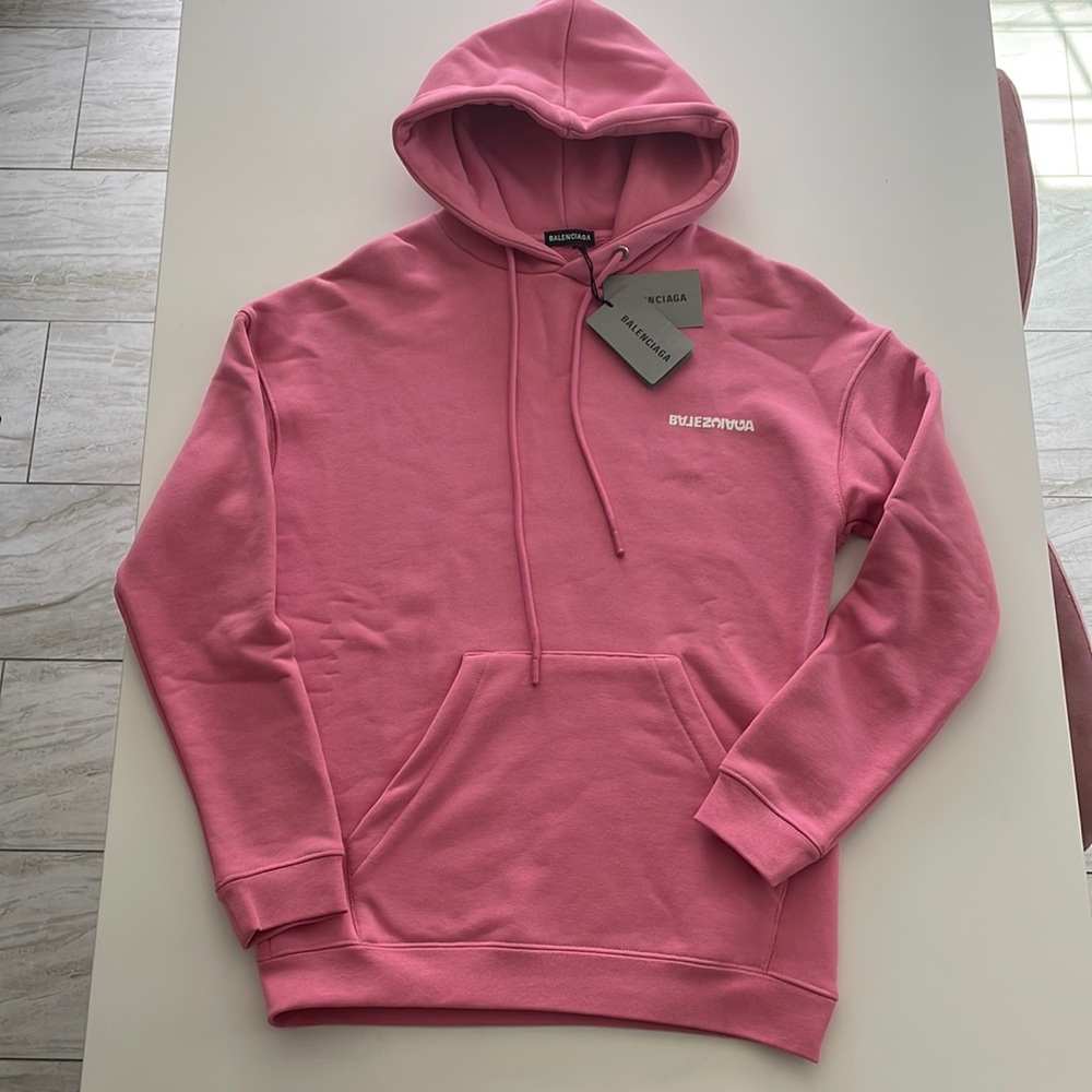Pink Balenciaga womens sweatshirt size Small - new with tags